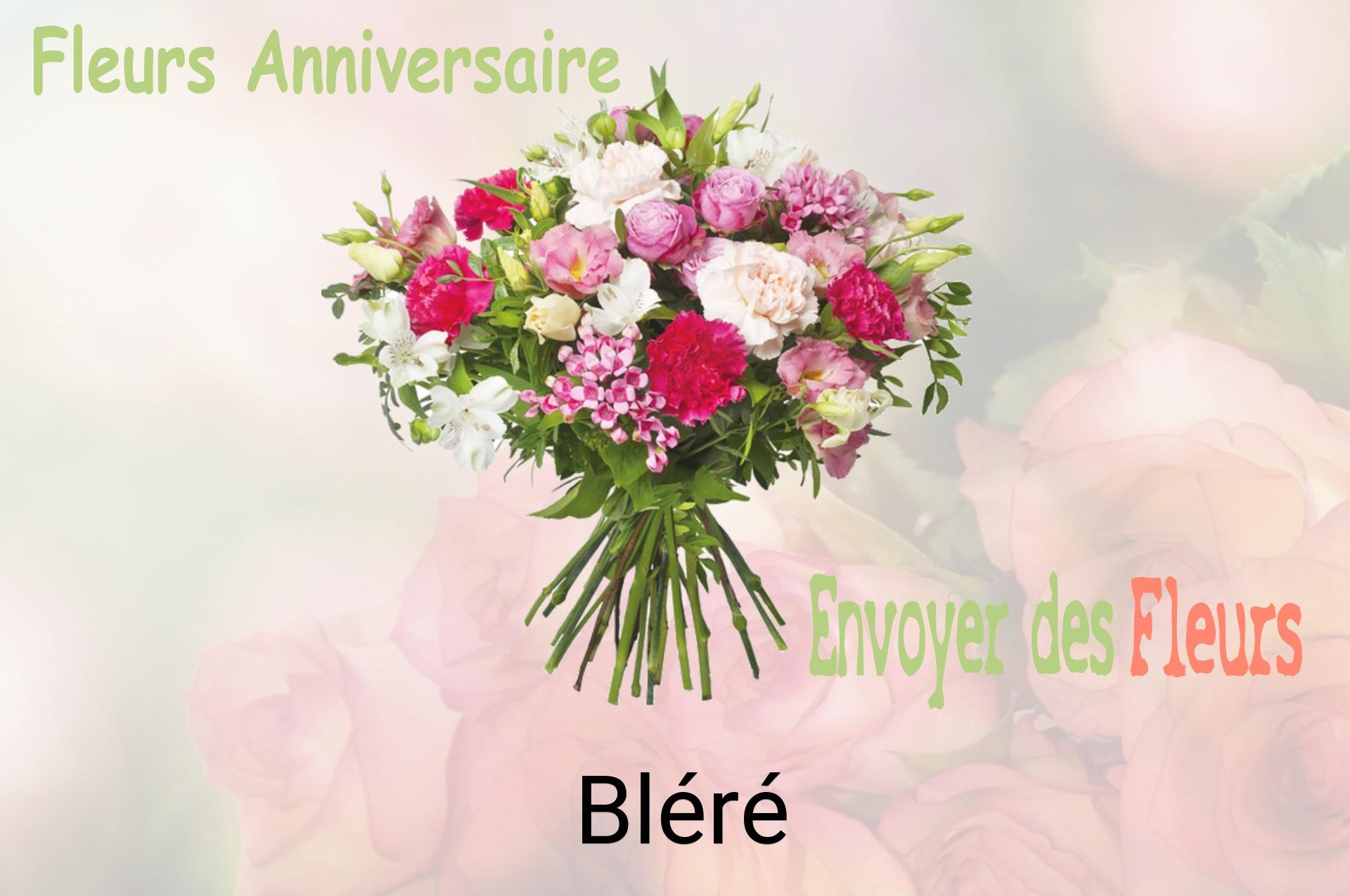 Bouquet de fleurs d’anniversaire livré à Bléré