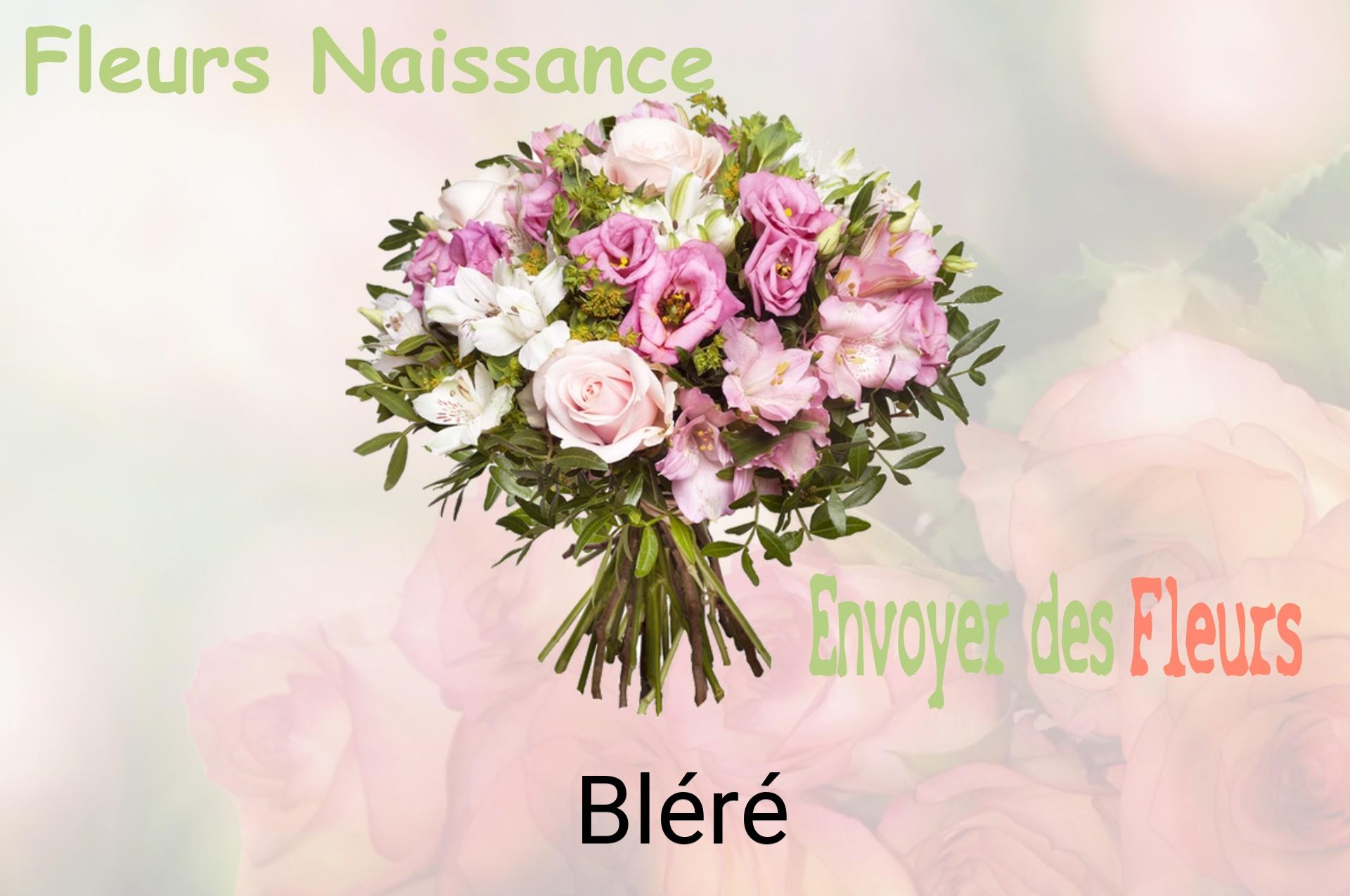 Bouquet de fleurs de naissance livré à Bléré